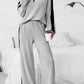 Trendy sweater set with black band