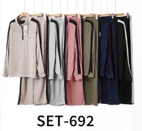 Trendy sweater set with black band