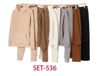 Front Pocket Sweatshirt Set