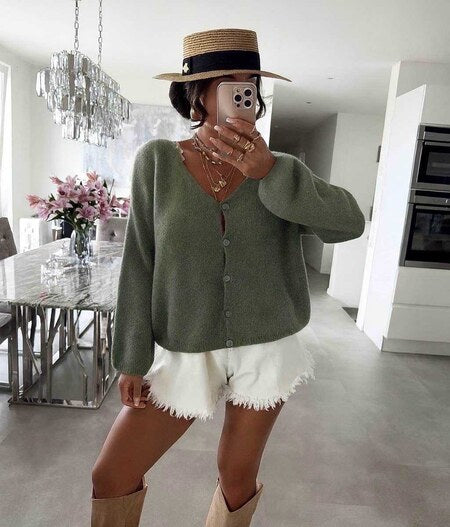 Super soft cardigan with 20% baby alpaca and buttons