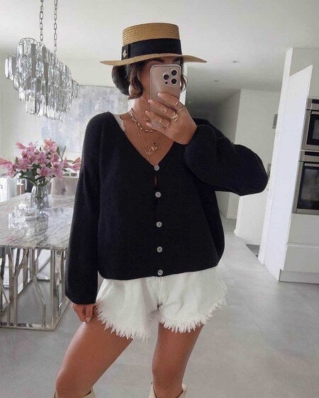 Super soft cardigan with 20% baby alpaca and buttons