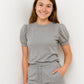 Ladies Ruched Sleeve Loungewear Set