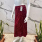 Sequined velvet skirt