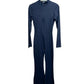 LANA – Fitted zip-up jumpsuit with high collar