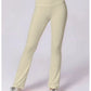 High-waisted flared leggings in sculpting technical fabric