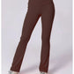 High-waisted flared leggings in sculpting technical fabric