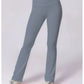 High-waisted flared leggings in sculpting technical fabric