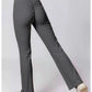 High-waisted flared leggings in sculpting technical fabric