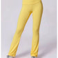 High-waisted flared leggings in sculpting technical fabric