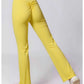 High-waisted flared leggings in sculpting technical fabric