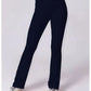 High-waisted flared leggings in sculpting technical fabric