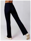 High-waisted flared leggings in sculpting technical fabric