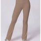 High-waisted flared leggings in sculpting technical fabric