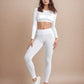High-waisted seamless shaping leggings for women