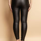 Fake leather leggings
