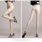 High-waisted leather-look leggings with soft velvet lining
