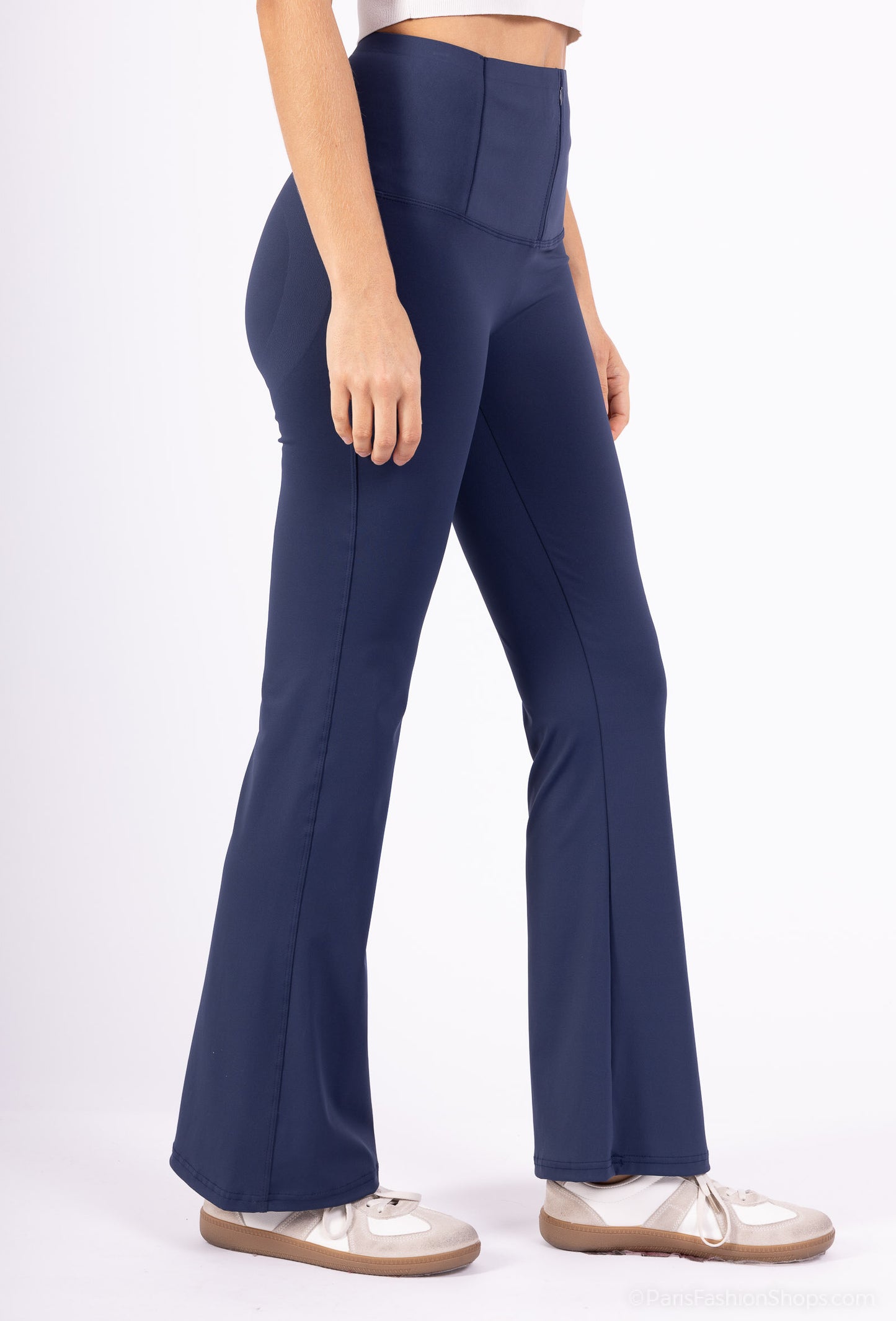 Elephant legs leggings with closure