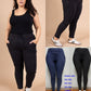 Women's Plus Size Leggings with Pockets