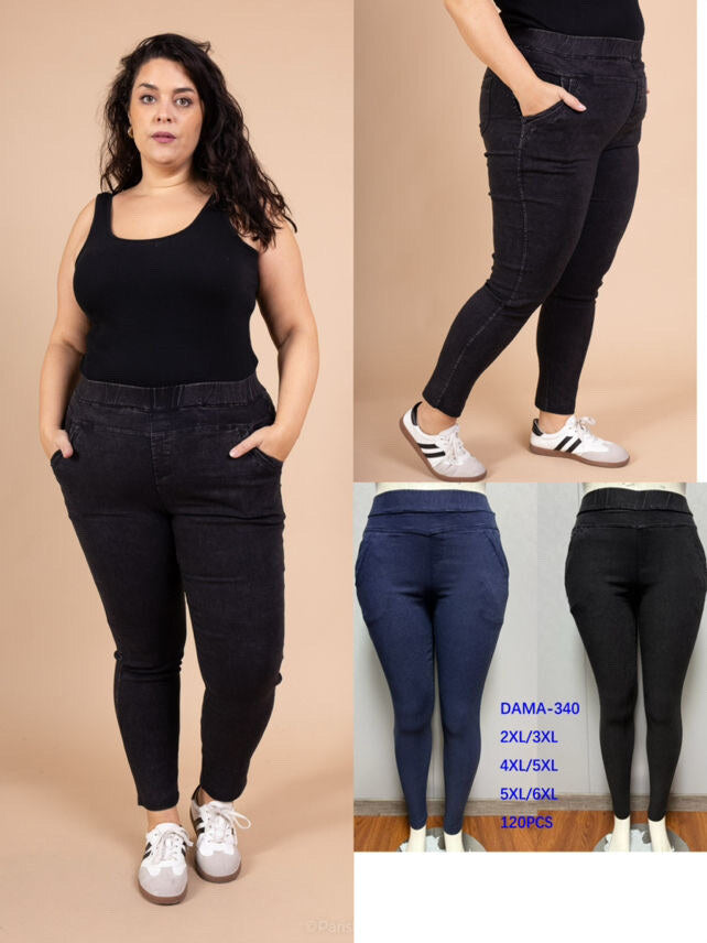 Women's Plus Size Leggings with Pockets