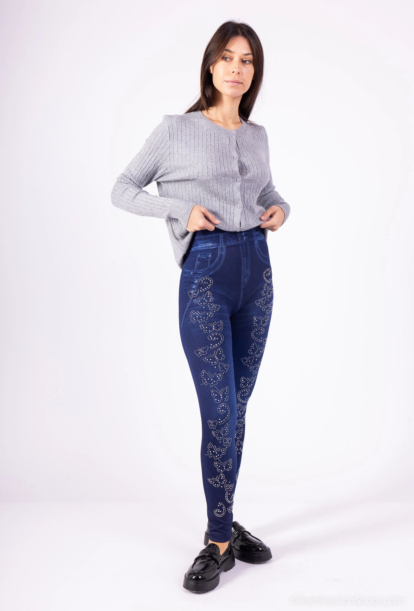 Butterfly pattern leggings