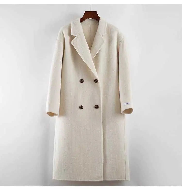 LEONA – Long coat in pure wool
