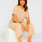 Ladies 8-button on shoulder trousers set