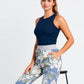 Italian Joggers Floral Print and Plain
