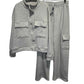 MALONE – Chunky knit cargo set with large pocket jacket