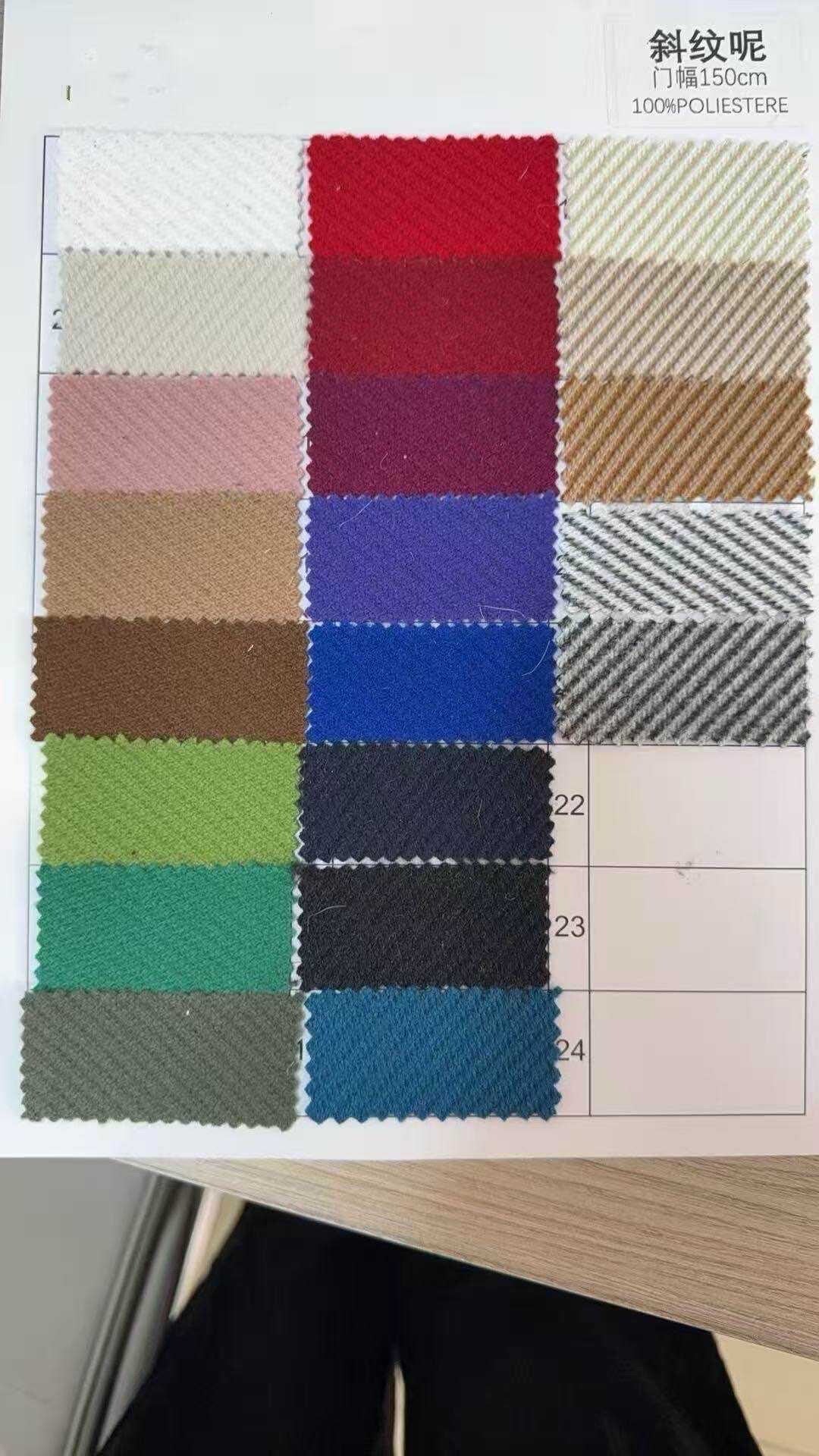 Textured fabric double-breasted coat jacket with lining