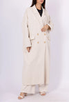 Long linen coat