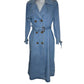 Long denim Trench coat