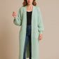 Long balloon sleeve cardigan