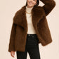 MONROE - Short jacket in premium faux fur