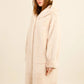 AURA – Long hooded coat in premium faux fur