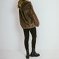 ARLENA – Short faux fur jacket with hood
