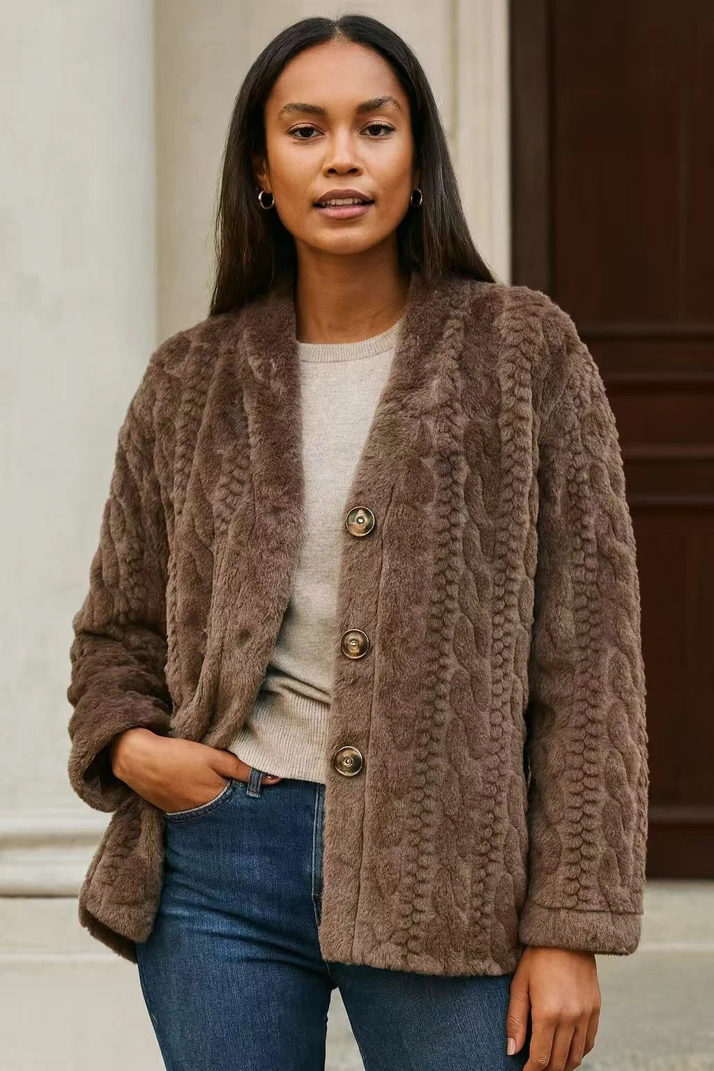 MILA – Sporty chic backless jumpsuit with contrasting details