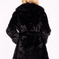 AURA – Belted faux fur jacket with a premium look