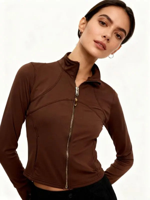 NAYA – Sculpting Zip-Up Sports Jacket