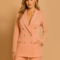 Ladies Gold Button Blazer