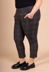 Large -Size filled Checkered Pants