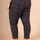 Large -Size filled Checkered Pants