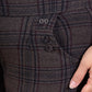 Large -Size filled Checkered Pants