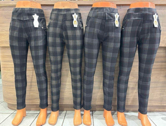 Super Comfort filled Checkered Pants