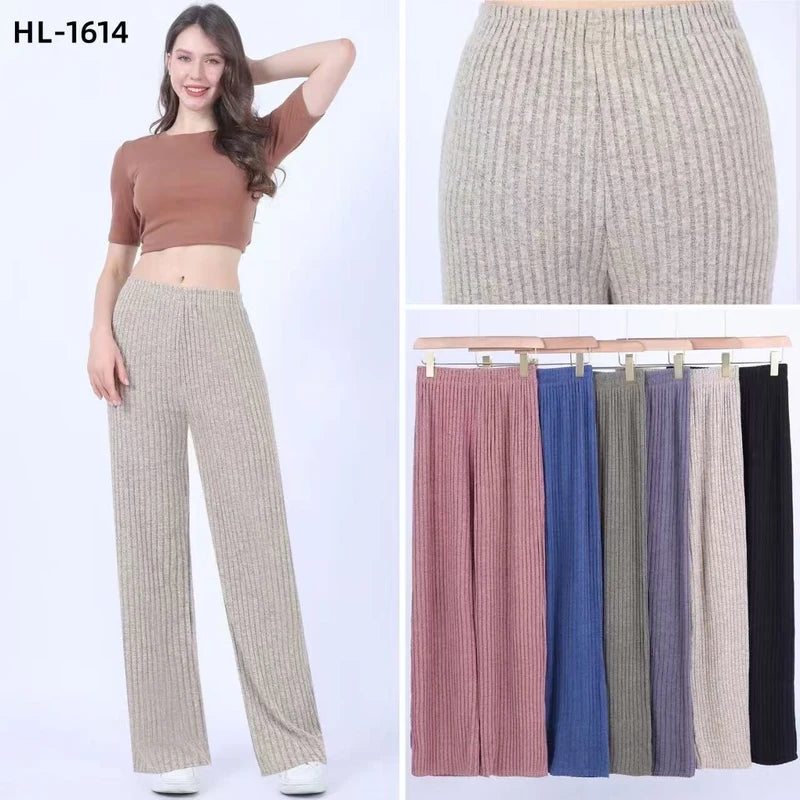 Simple and comfortable striped pants