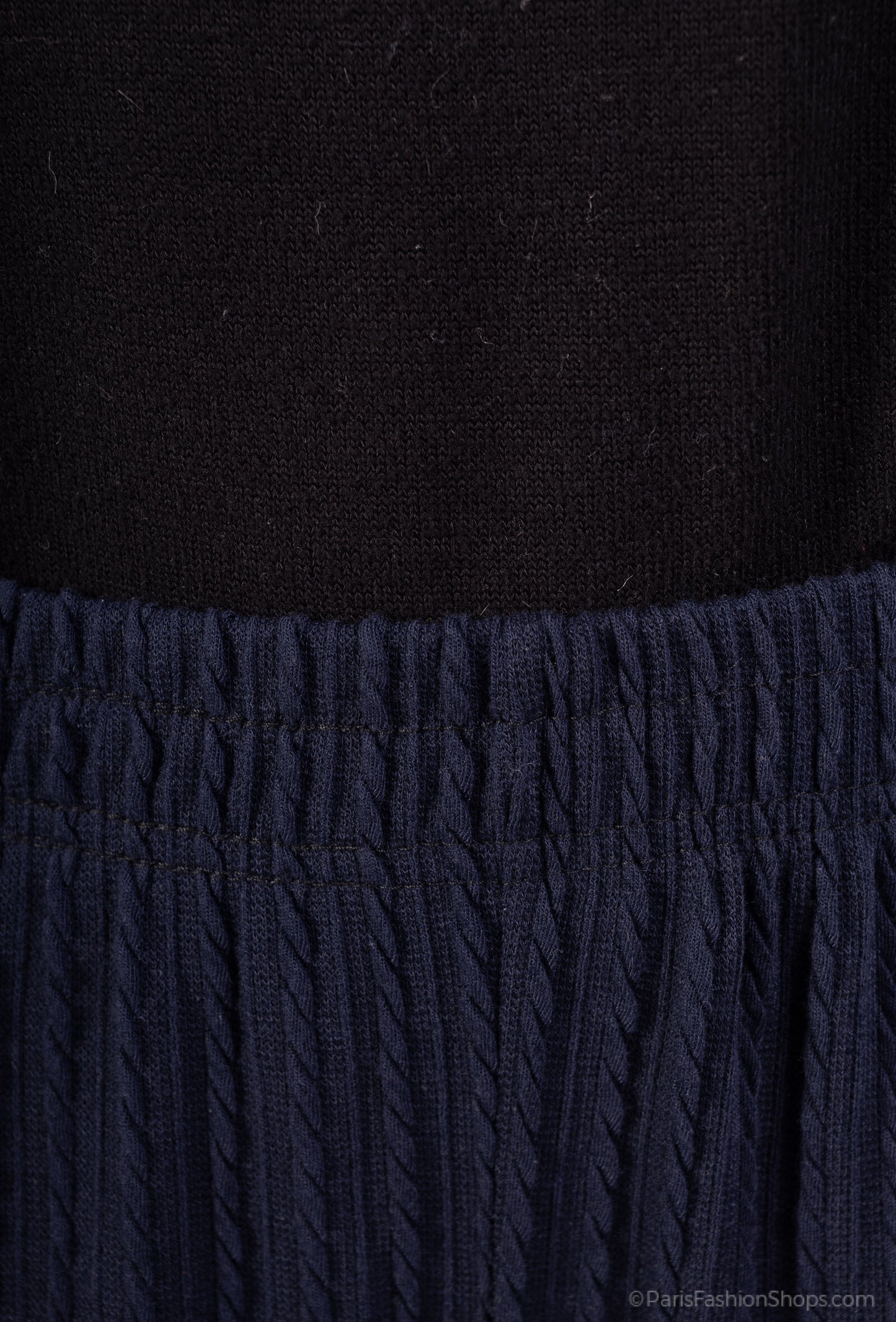 Braided ribbed pants