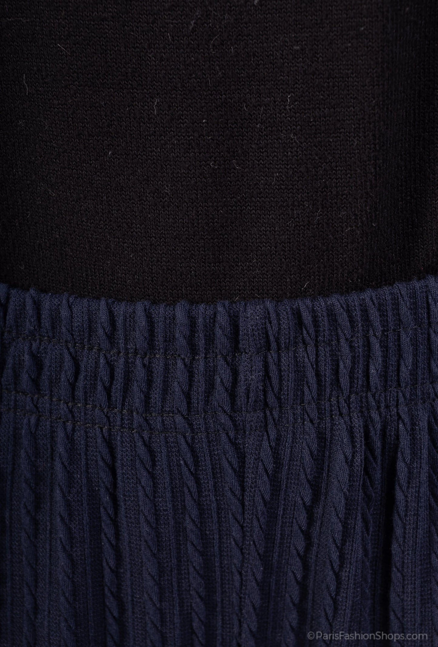 Braided ribbed pants