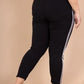 plus size side striped pants