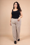 plus size ribbed pants