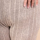 plus size ribbed pants