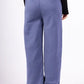 Women's Fleece-Lined Striped Pants